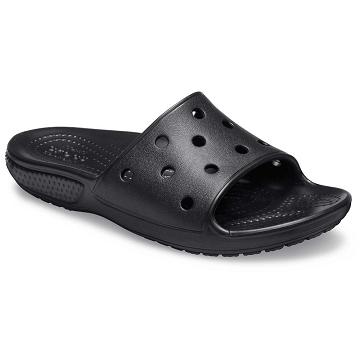 Crocs Klassiska Badtofflor Sandaler Pojke Svarta | Sverige 1441AHKP